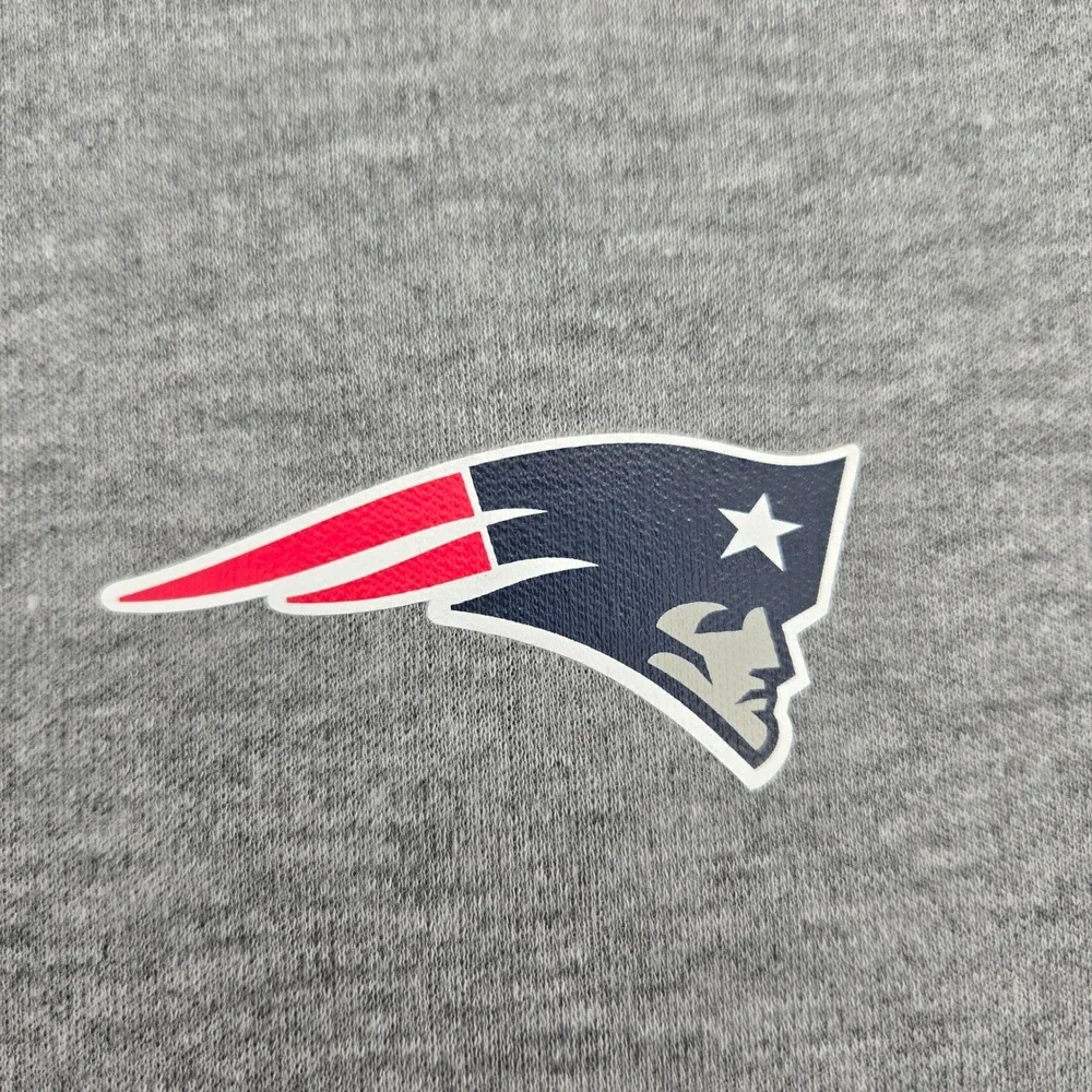 NFL New England Patriots Hoodie Notebook‎ Cover Gray Sports Fan Gameday Novelty